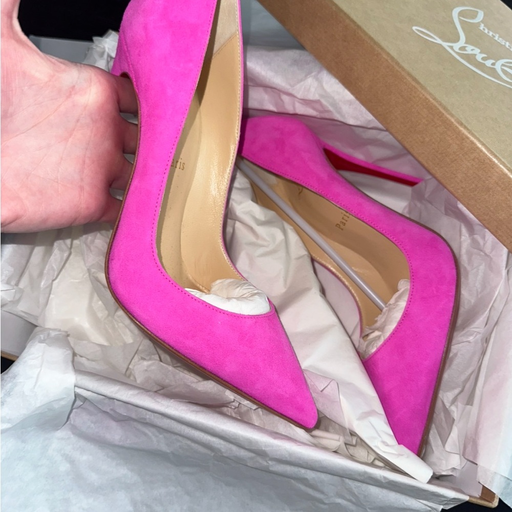 Pink Suede Women's Pumps